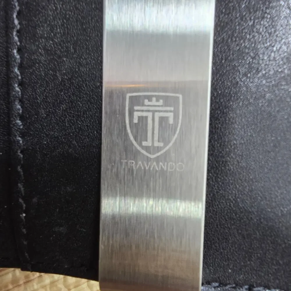 Men's TRAVANDO Wallet with Money Clip Bifold Credit Card Holder